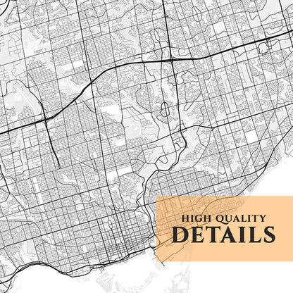 Custom City Map Print – Personalized Minimalist Wall Art | Modern Black & White City Poster