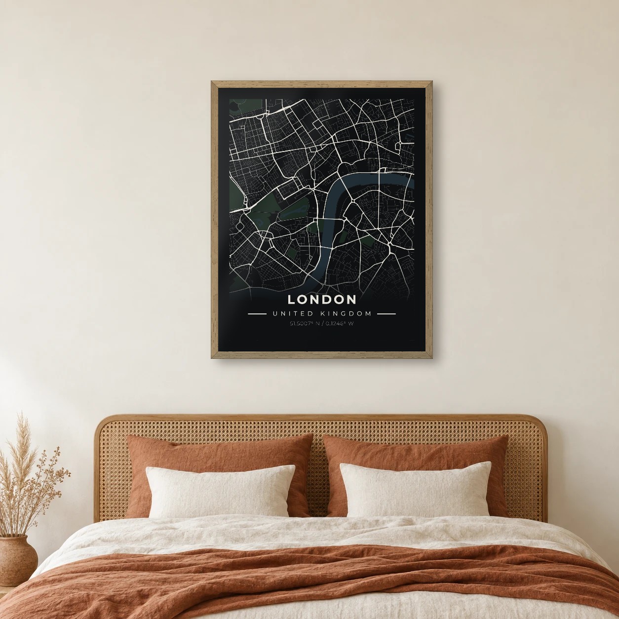 Midnight London map